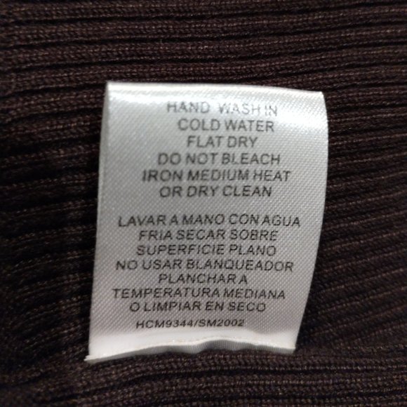 Long Brown Buttoned Cardigan by Joseph A MEDIUM V-Neck NEW!! - Picture 5 of 7